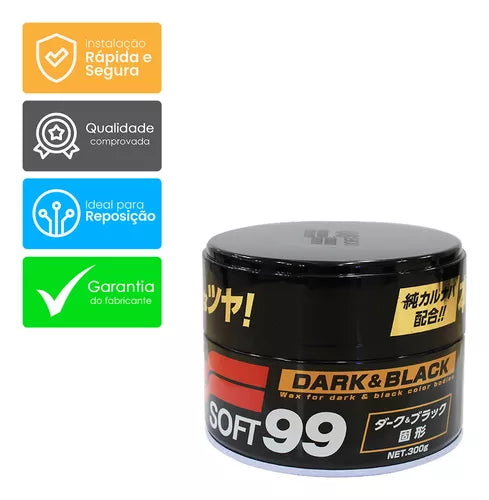Cera De Carnaúba Premium: Dark & Black - 300g - Dumas Shop