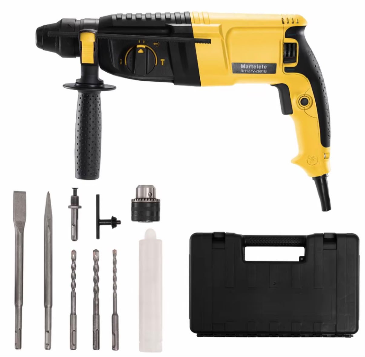 Martelete Perfurador Rompedor Brushless SDS Plus BIVOLT Brushless com Maleta