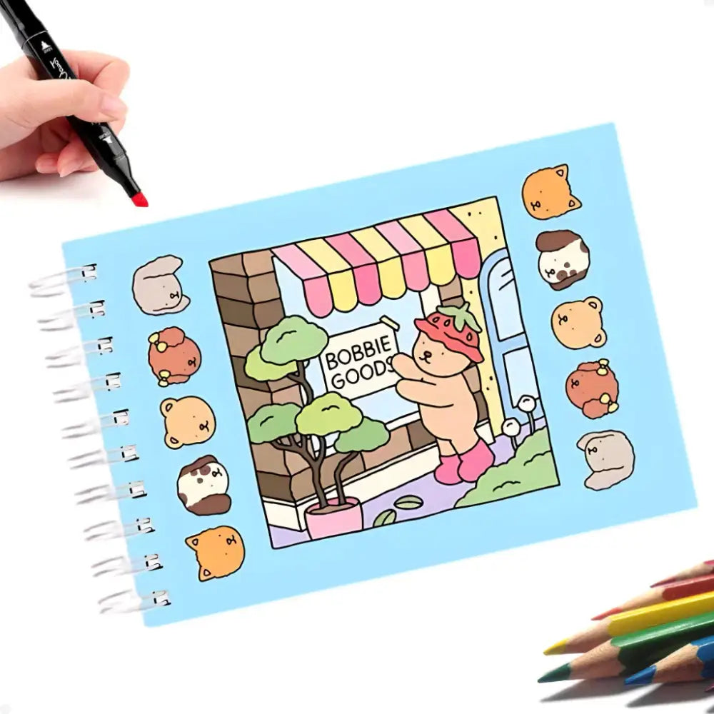 Livro Bobbie Goods para Colorir 50 Folhas - Dumas Shop