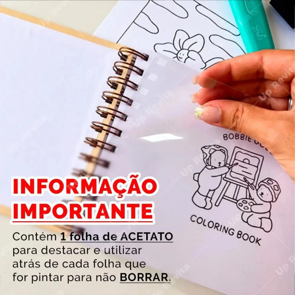 Livro Bobbie Goods para Colorir 50 Folhas - Dumas Shop