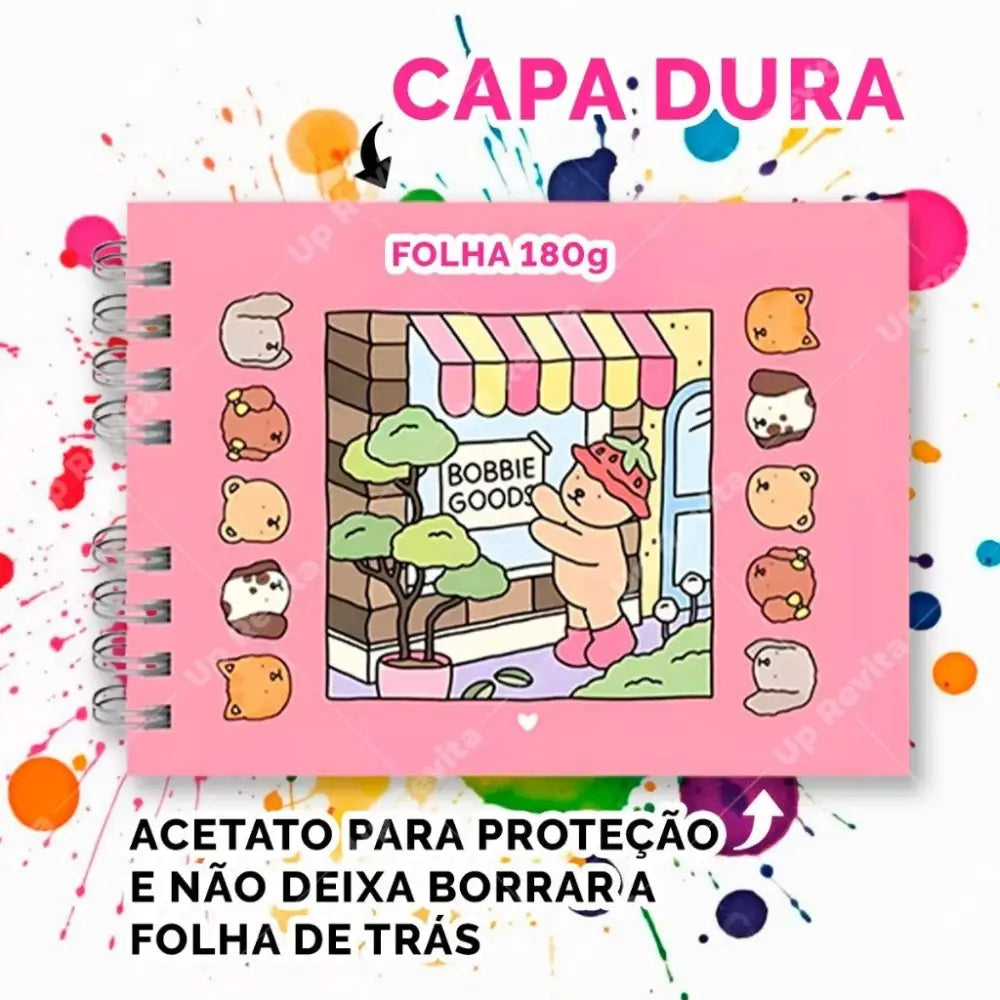 Livro Bobbie Goods para Colorir 50 Folhas - Dumas Shop