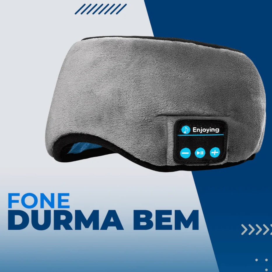 Fone de Ouvido Bluetooth com Bloqueio de Luz e Ruídos - SleepTech® - Dumas Shop