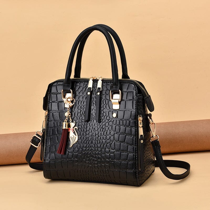 Bolsa Couro Gold Alligator®