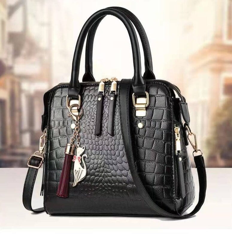 Bolsa Couro Gold Alligator®