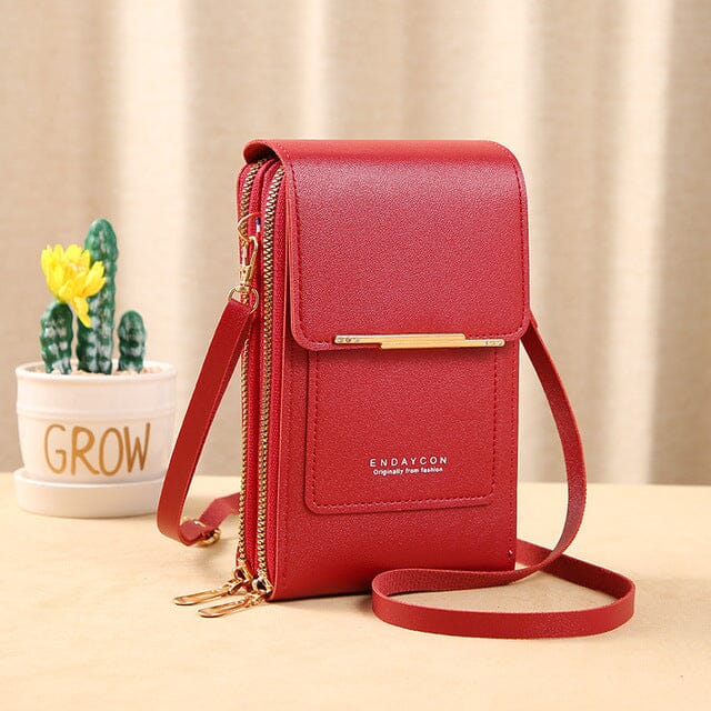 Bolsa Porta Celular CellBag® Vermelho Vinho
