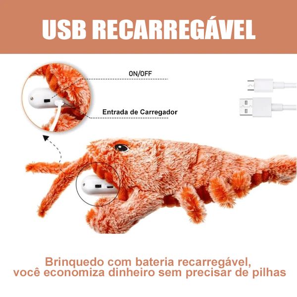 Brinquedo Lagosta para Pets - Lagostim©