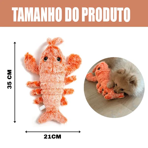 Brinquedo Lagosta para Pets - Lagostim©