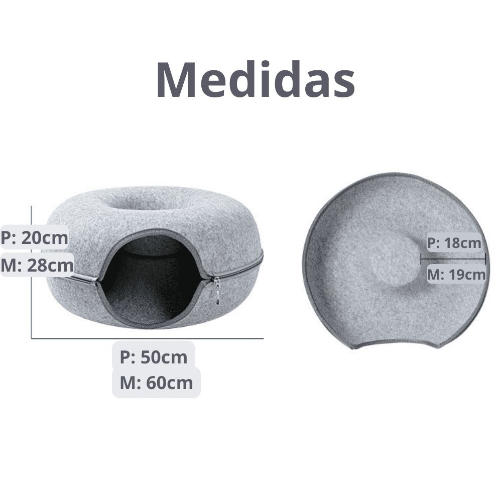 Brinquedo/Cama Rosquinha para Gatos