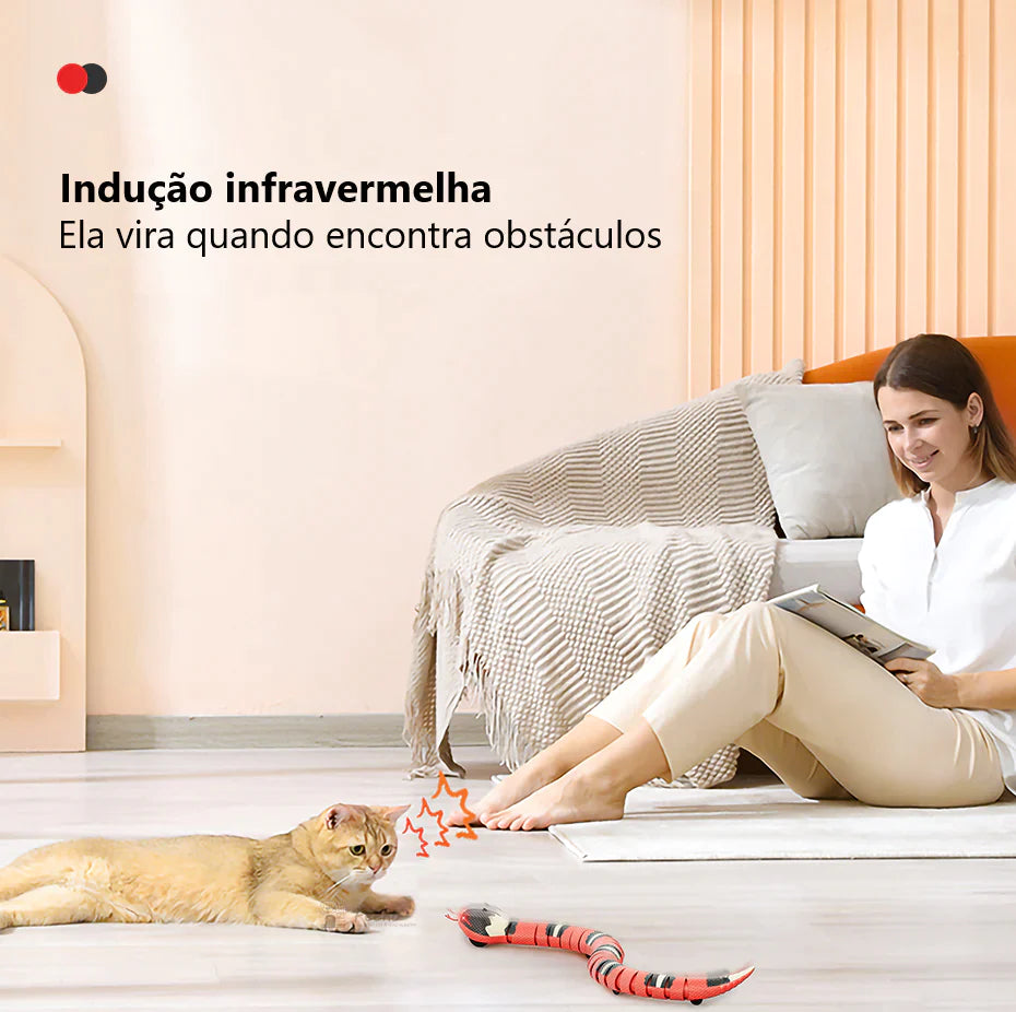 Cobrinha Interativa Para Pets - Coplay©
