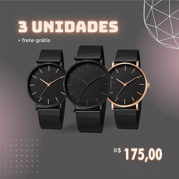 Relógio Luxor Prime G85 - PROMOÇÃO PAGUE 1 E LEVE 3