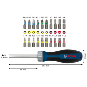 Chave Catraca com 12 bits internos BOSCH