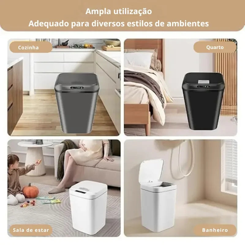 Lixeira Automática com Sensor de Proximidade 16L