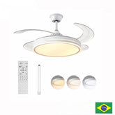Ventilador de Teto Retrátil 42” com LED e Controle Remoto AirLux
