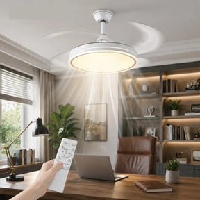 Ventilador de Teto Retrátil 42” com LED e Controle Remoto AirLux
