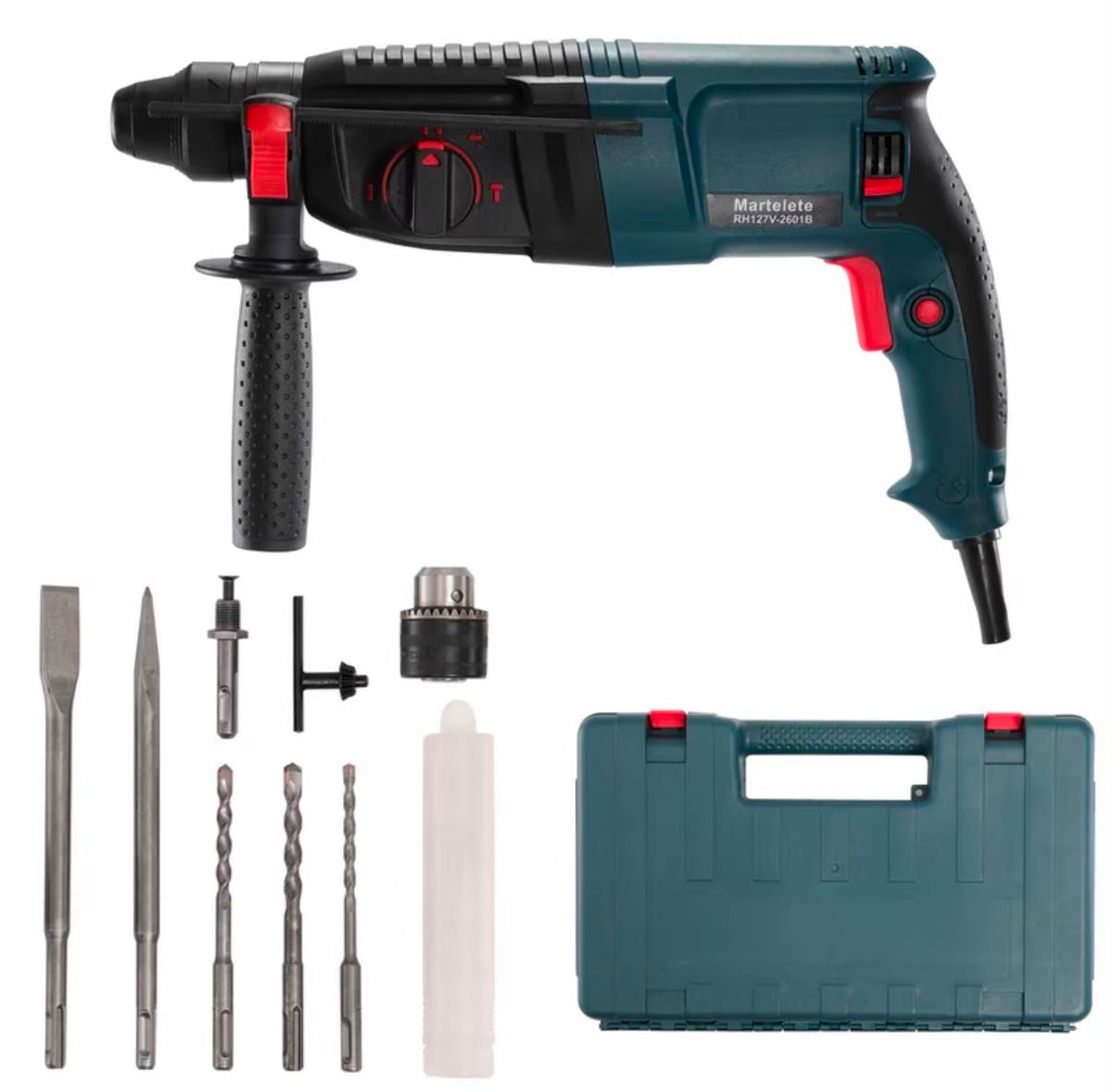 Martelete Perfurador Rompedor Brushless SDS Plus BIVOLT Brushless com  Maleta - Dumas Shop