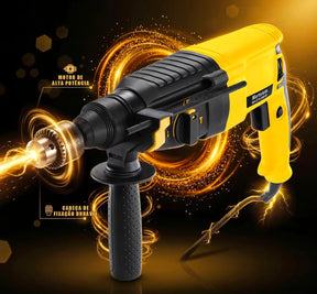 Martelete Perfurador Rompedor Brushless SDS Plus BIVOLT Brushless com  Maleta