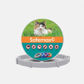 Coleira Anti Pulgas - 8 Meses de Proteção - SafeMax Gatos