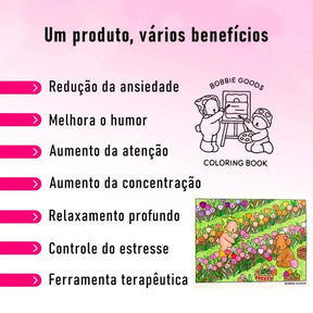 Livro Bobbie Goods para Colorir 50 Folhas - Dumas Shop