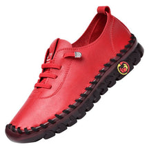 Tênis Ortopédico Feminino Mocassim Vermelho