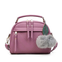 Bolsa Couro Majestic® Roxo