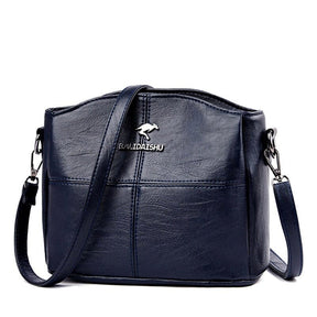 Bolsa Couro Melly® Azul Escuro