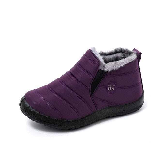 Bota de Inverno Casual Impermeável e Aveludada - WinterBoots© Roxo