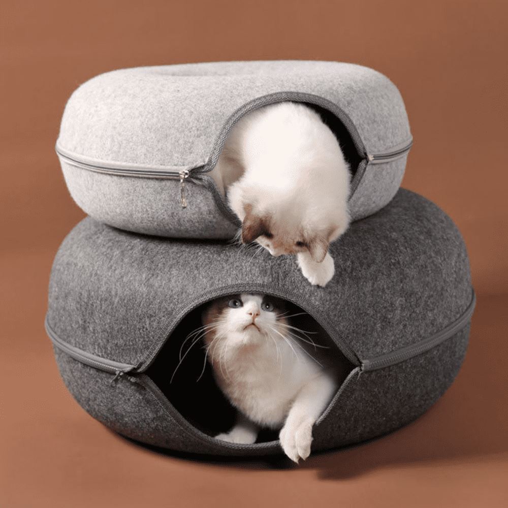 Brinquedo/Cama Rosquinha para Gatos 