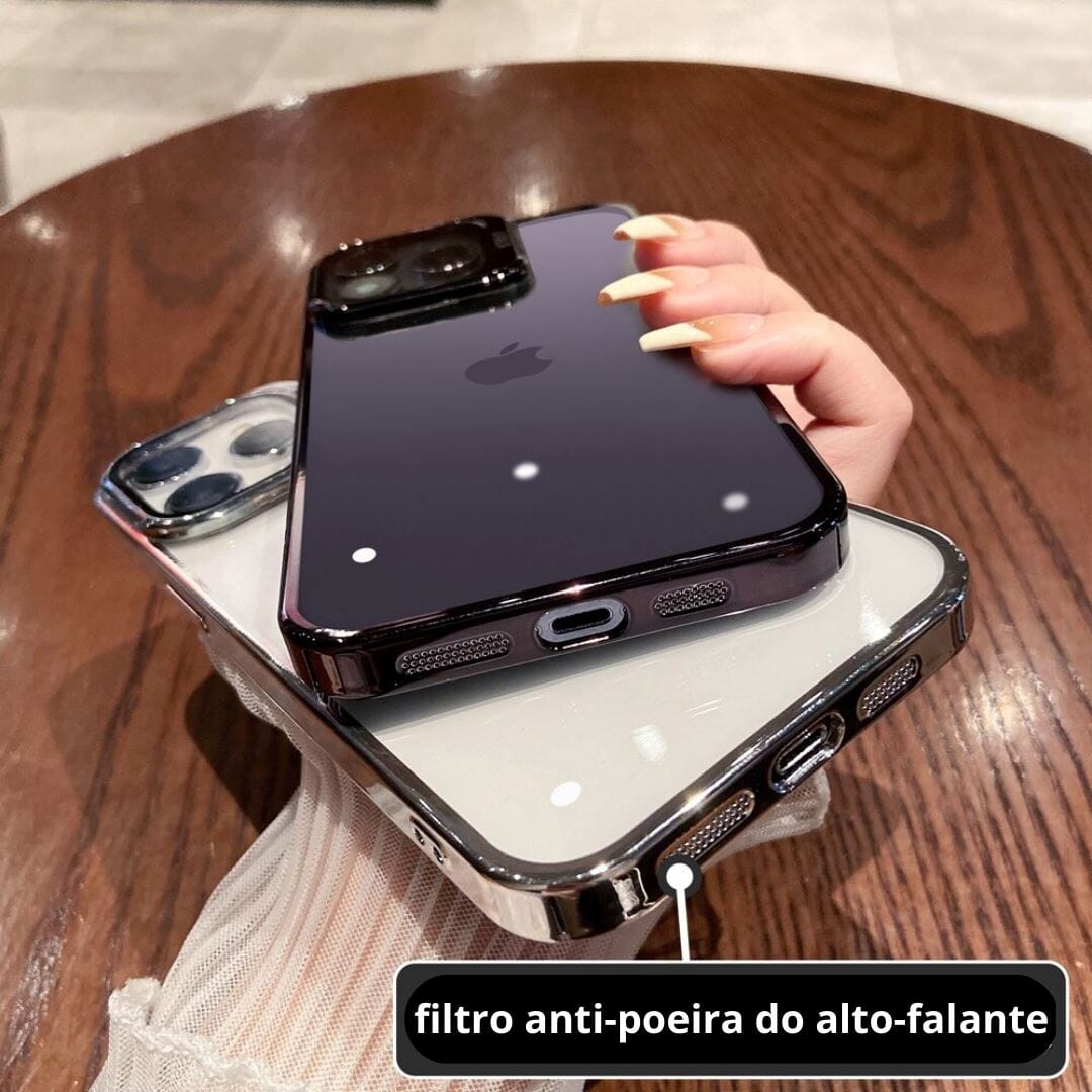 Case Para Iphone com de Proteção Lente Dobrável - GlassMax© 