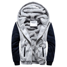 Jaqueta Masculina de Inverno com Fleece Branco