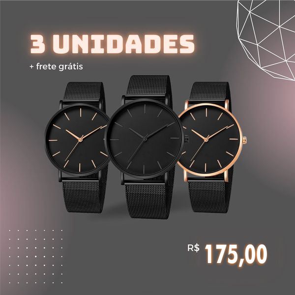 Relógio Luxor Prime G85 - PROMOÇÃO PAGUE 1 E LEVE 3 